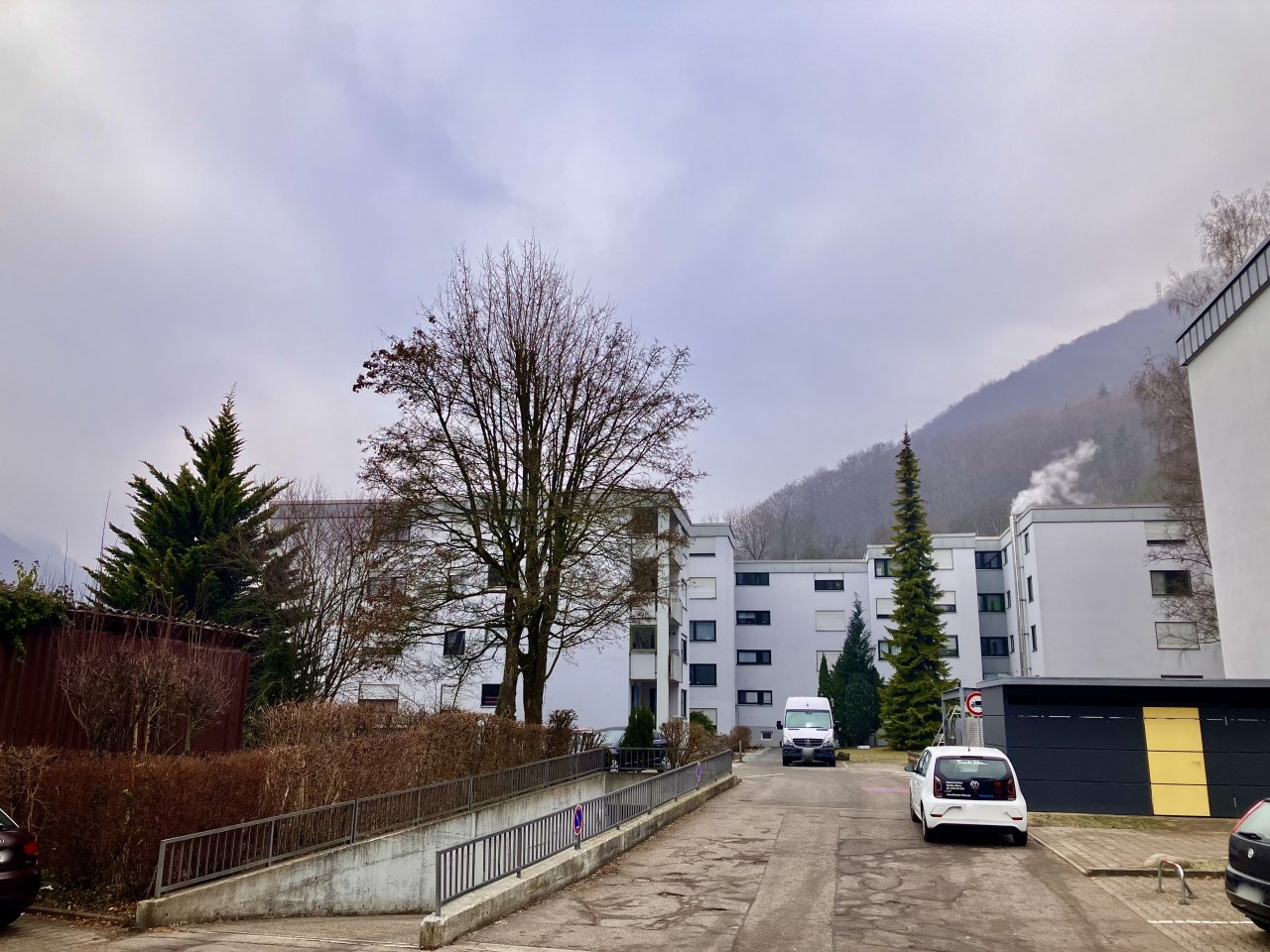 Wohnanlage von außen